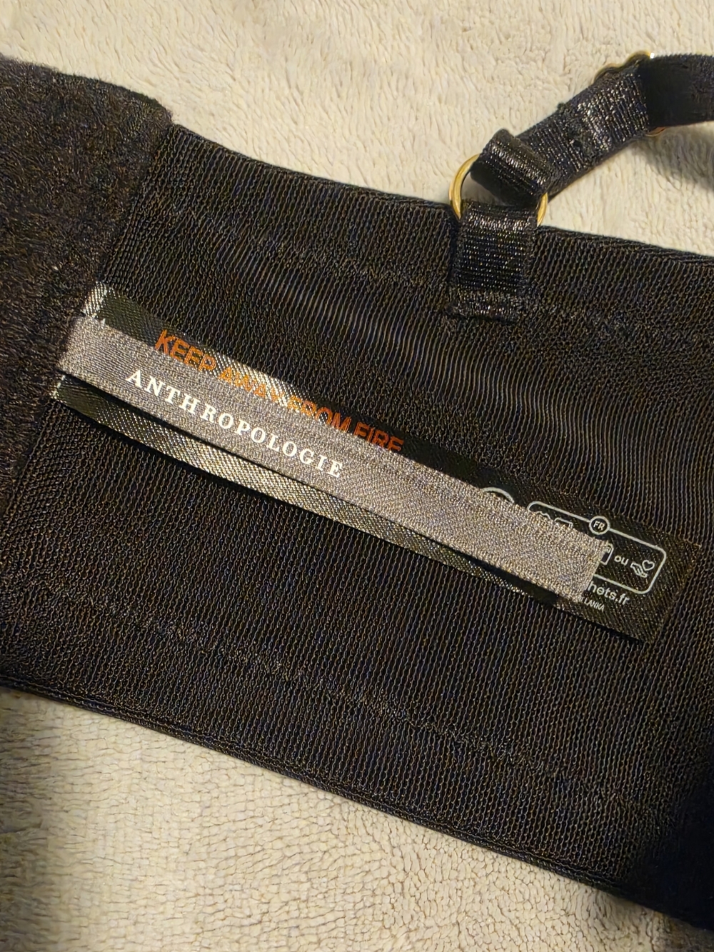 Anthropologie Black Corset Top - Picture 5 of 7